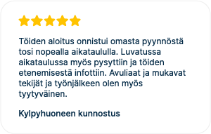 Fixon Oy asiakaspalaute - Remontti oulu